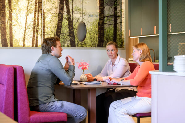 Vicino medewerkers in gesprek